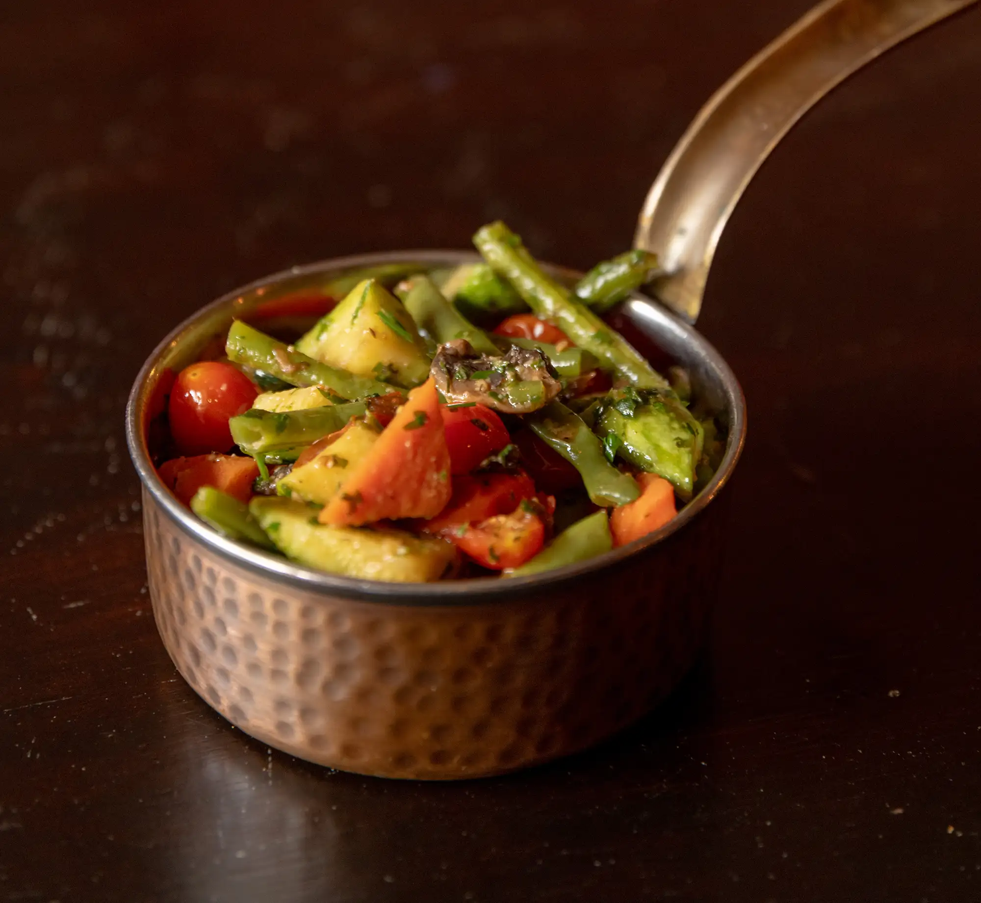 Légumes sautés et Cassolette de petits légumes